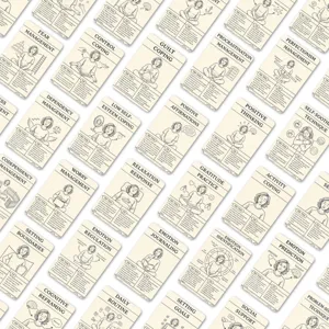 36er Pack retro emotionale Management Karten psychologische Bewältigung Selbsthilfe Werkzeuge