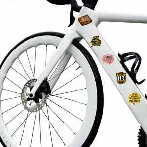 Adesivi decorativi divertenti con testo impermeabili per quaderni e biciclette, decalcomanie.