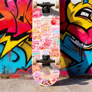Waterproof sweet candy style decorative stickers pack of 50 for skateboard luggage ledger.