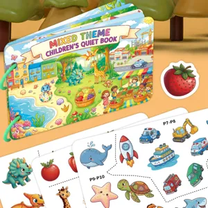 Children quiet book interactive busy book Montessori toddler early learning educational toy