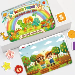 Children Quiet Book Montessori Early Educational Toys Toddler Busy Book Learning Activity Toys