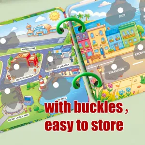 Libro ocupado Montessori para niños juguete educativo tranquilo libro de pegatinas