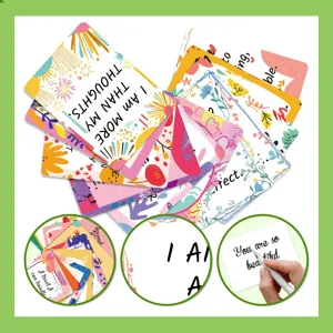 50pcs motivational affirmation cards positive quote message cards encouraging stationery gift