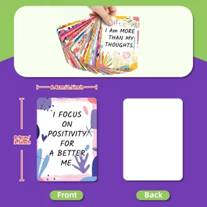 Motivational affirmation cards positive quote cards desk set for daily inspiration 50pcs