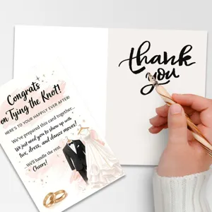 Lustige Hochzeitskarte Detailansicht mit humorvollem Design und herzlichen Wünschen.