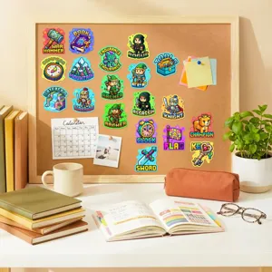50st pixel art cartoon spel stickers waterdichte vinyldecals voor laptop koffer
