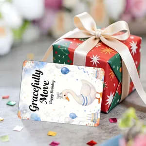 Cute watercolor animal greeting cards for birthday gifts and message decoration.