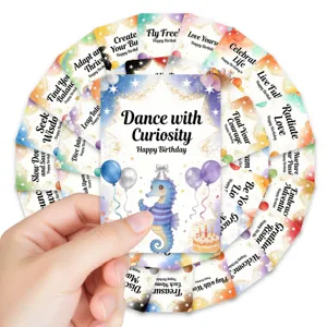 36-pack cute watercolor animal greeting cards birthday party message cards decoration gifts