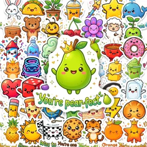 Cute Cartoon Reward Stickers For Kids Students Motivational Praise Stickers For School Teacher Classroom Reward Decor