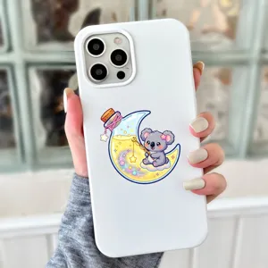 Süße Cartoon Koala Mond weiße Handyhülle schützende weiche Silikonhülle schönes Design