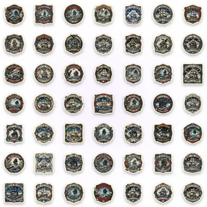 Vintage nautical sailing ship stickers waterproof decorative sticker pack for luggage decor