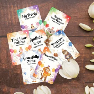 Cute watercolor animal illustration detail view, ideal birthday party greeting card decoration.