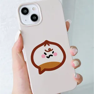 Cute cartoon chestnut phone case soft silicone cover aesthetic protective case for smartphone