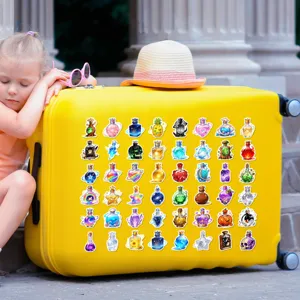 50pcs fantasy magic potion stickers cartoon bottles waterproof journal stationery decor decal
