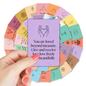 Tarjetas de afirmacion positiva pastel citas inspiradoras regalo de desarrollo personal