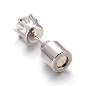LED leuchtende Zirkon Ohrringe Metall Mode Party Schmuck fuer Damen und Herren glänzendes Accessoire