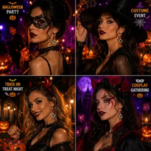 Halloween σκουλαρίκια σκοτεινού στιλ φάντασμα νυχτερίδα κρανίο πάρτι κοσμήματα μόδας