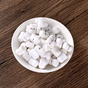 Χαριτωμένα marshmallows ρητίνη cabochons για DIY θήκη τηλεφώνου και κοσμήματα κύρια όψη