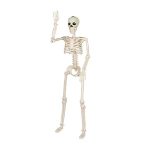 Halloween 90cm Kunststoffskelett Requisite, bewegliche Gelenke, gruselige Partydekoration.