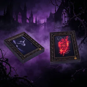 Halloween μαγικός καθρέφτης ρετρό τρομακτική κορνίζα πάρτι μπαρ διακόσμηση αποκριών