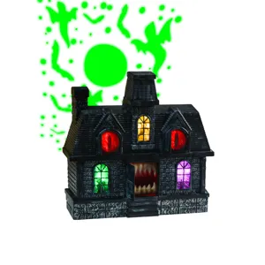 decoration maison hantee Halloween projection electrique lumineuse sonore effrayante fete