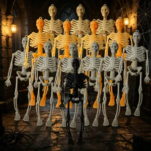 Halloween mini skelet decoraties kleurrijke hangende eng feest rekwisieten griezelen