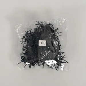 Halloween künstliche Plastikspinnen Großpackung 100 Stk gruselige Party Deko Requisiten