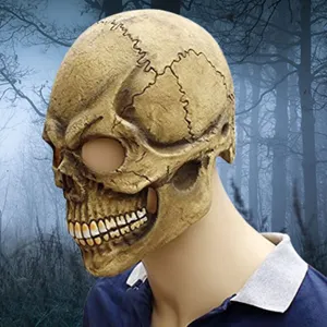 Halloween aterrador máscara de calavera látex espeluznante fiesta accesorio disfraz