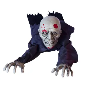 Halloween electric crawling ghost prop with glowing eyes, scary sound and motion sensor.