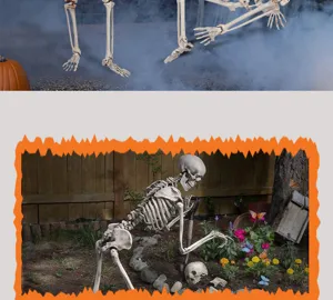Halloween großes Skelett Requisite Simulation Dekoration Garten Hof Outdoor Spukhaus Aufbau