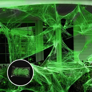 Halloween Leuchtende Kunststoff Spinnen Im Dunkeln Leuchtende Mini Spinnen Streich Requisiten Für Spukhaus Party Dekorationen