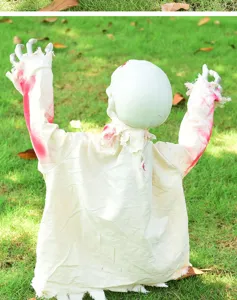 Halloween spaventoso decorazione fantasma da terra grande supporto insanguinato per prato all aperto
