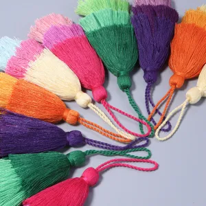 Traditioneller Chinesischer Stil Farbverlauf Quastenanhänger Polyester Gewebte Quaste Für Drachenbootfest Sachet Hanfu Zubehör