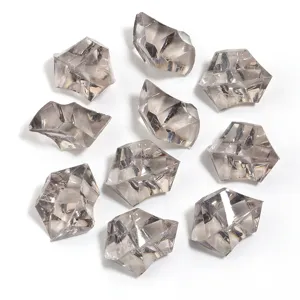 Acrylic fake ice cubes crystal stones irregular clear DIY jewelry accessories pack