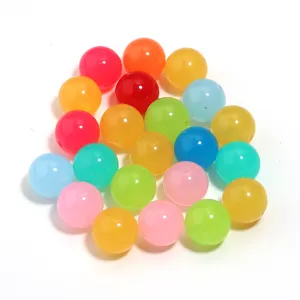 Bunte acryl geleebohnen runde perlen fur diy handgemachte schmuck herstellung zubehoer.