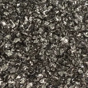 Partículas de vidrio triturado irregular 2mm-4mm para decoración DIY, relleno y paisajismo.