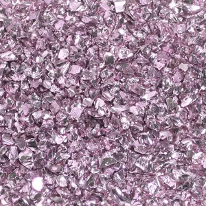Particulas de vidrio triturado irregular de 2-4mm para micropaisaje DIY y decoracion.