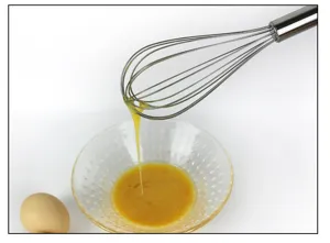 8 inch stainless steel manual egg whisk kitchen tool for easy home baking and cooking
