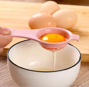Tarwestro eierscheider keuken bakgereedschap eiwit eigeel filter roze handig hulpmiddel