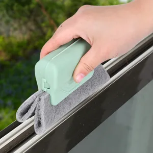 Cepillo de limpieza para ranuras de ventanas, herramienta manual para rieles y rendijas.