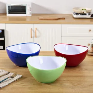 Bol de fruits en plastique bicolore bol à salade salon cuisine évier de lavage de légumes vert