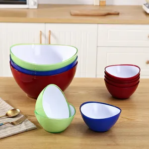 Bol de fruits en plastique bicolore saladier bac à légumes de cuisine pour la maison