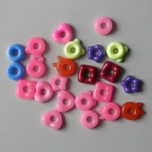 Colorful resin donut star heart charms DIY jewelry pendants cute bear bunny accessories set