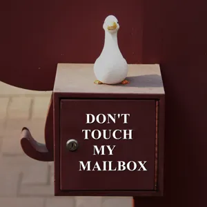 3D white goose mold, cute duck ornament silicone mold for handmade crafts, plaster casting tool.