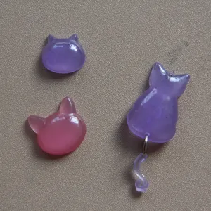 Hars kattenmal accessoires gedetailleerd overzicht met schattige kitten figuren.