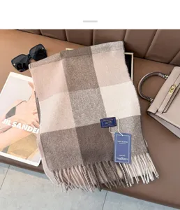 Klassischer karierter Kaschmir-Stil Winterschal, weicher warmer Schal für Damen und Herren