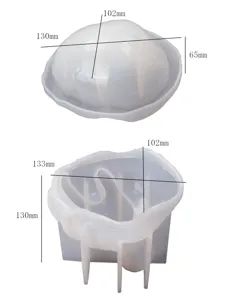 Silikonform für Epoxidharz DIY Skelett Hand Kerzenhalter und Aufbewahrungsbox Basteln.