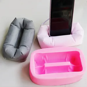 Silikonform und Beton Kissen Handyhalterung DIY handgemachte Tisch Deko Halterung