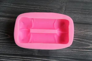 Rosa Silikon Kissen Handyhalter Form fuer DIY Beton Gips Heimdeko Handwerk Detail.