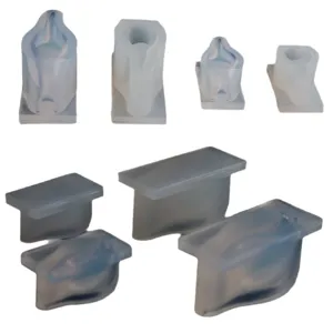 Silikonform Set für süße Schneckenkugel Ornament Basis Ständer DIY Harz Guss Handwerk